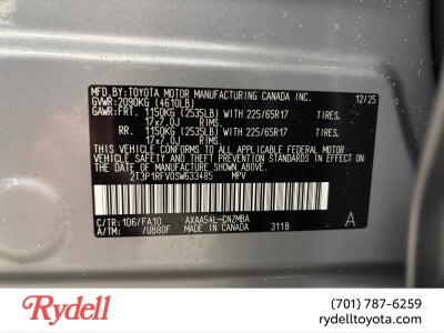 2025 Toyota RAV4 XLE