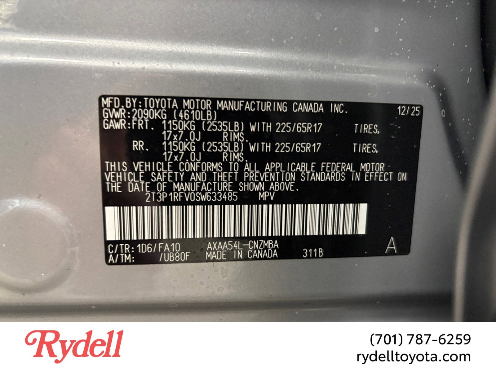 2025 Toyota RAV4 XLE