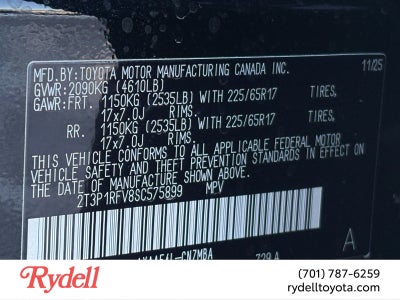 2025 Toyota RAV4 XLE