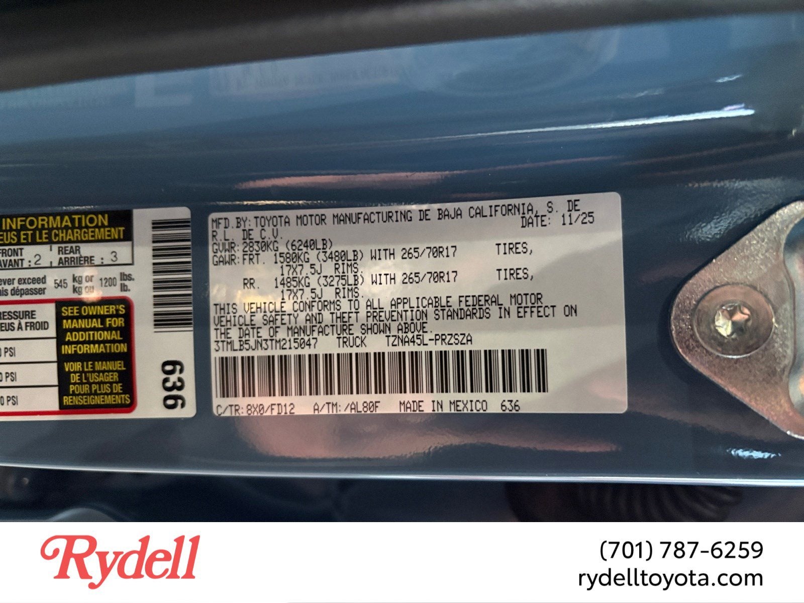 2026 Toyota Tacoma TRD Off-Road