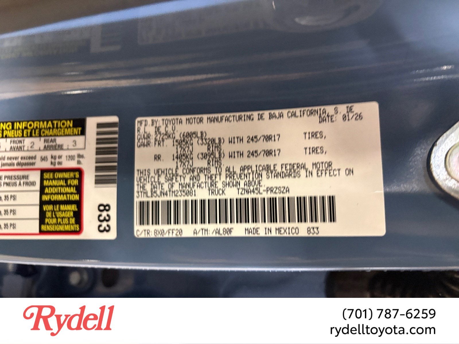 2026 Toyota Tacoma SR5