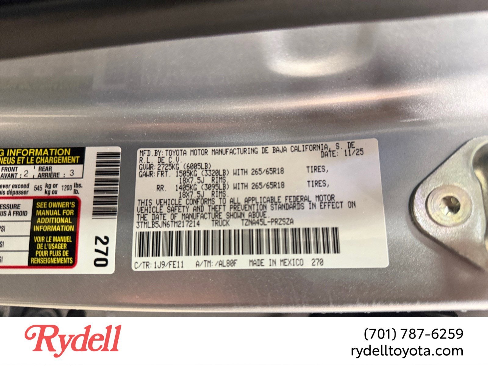 2026 Toyota Tacoma TRD Sport