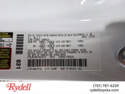 2026 Toyota Tacoma SR5