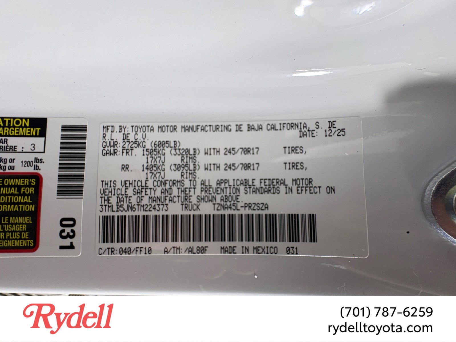 2026 Toyota Tacoma SR5