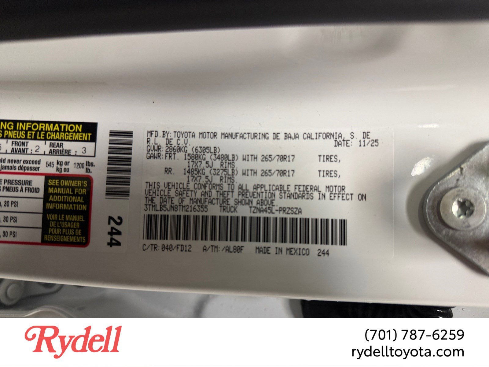 2026 Toyota Tacoma TRD Off-Road