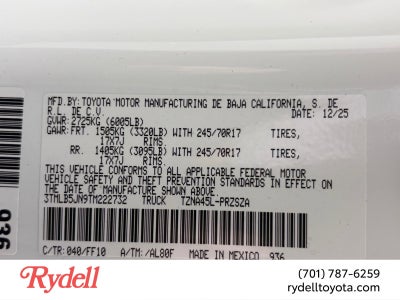 2026 Toyota Tacoma SR5