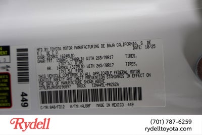 2025 Toyota Tacoma TRD Off-Road