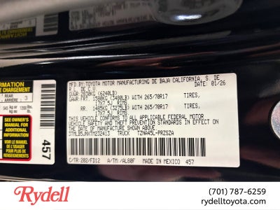 2026 Toyota Tacoma TRD Off-Road