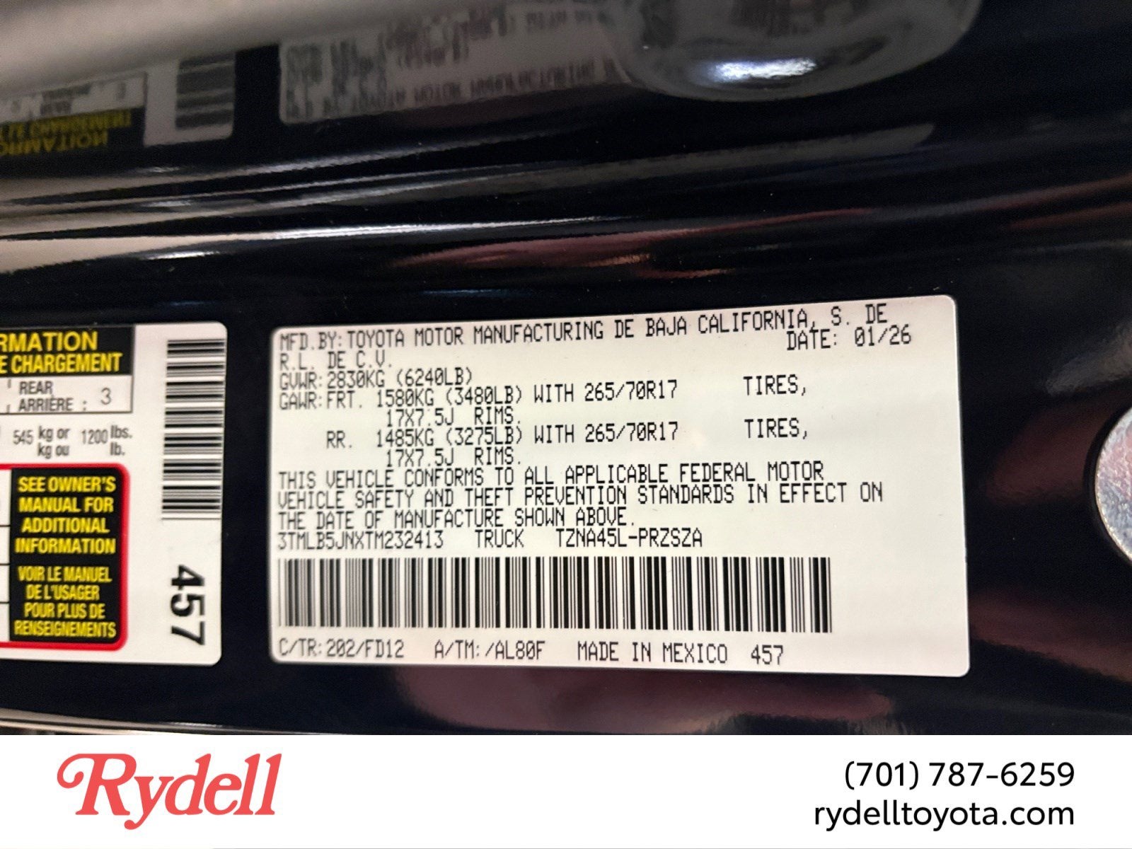 2026 Toyota Tacoma TRD Off-Road