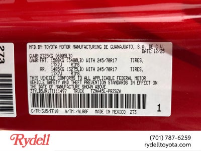 2026 Toyota Tacoma SR5