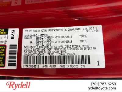 2026 Toyota Tacoma Limited