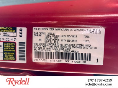 2026 Toyota Tacoma i-FORCE MAX Tacoma TRD Off-Road