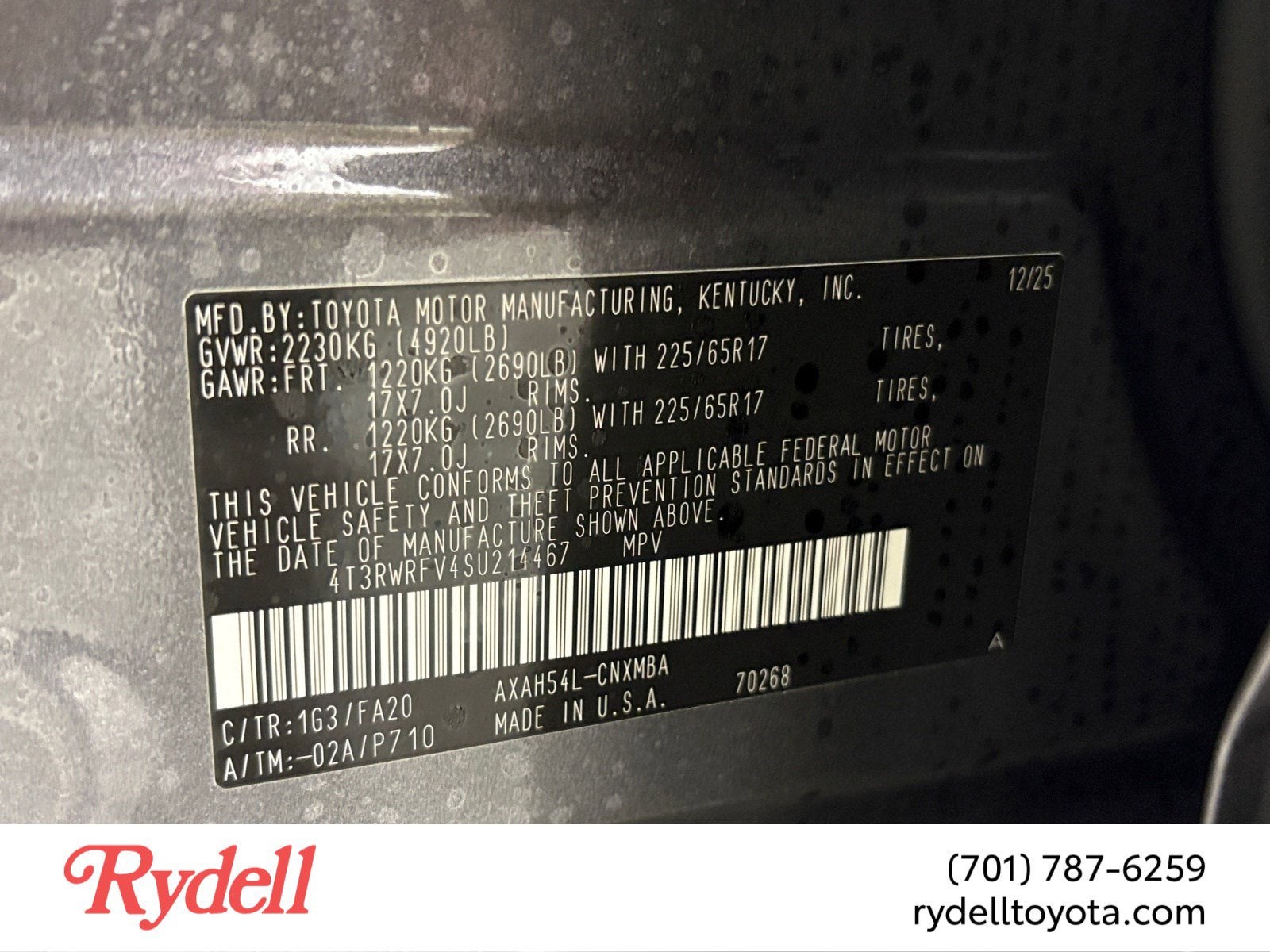 2025 Toyota RAV4 Hybrid XLE