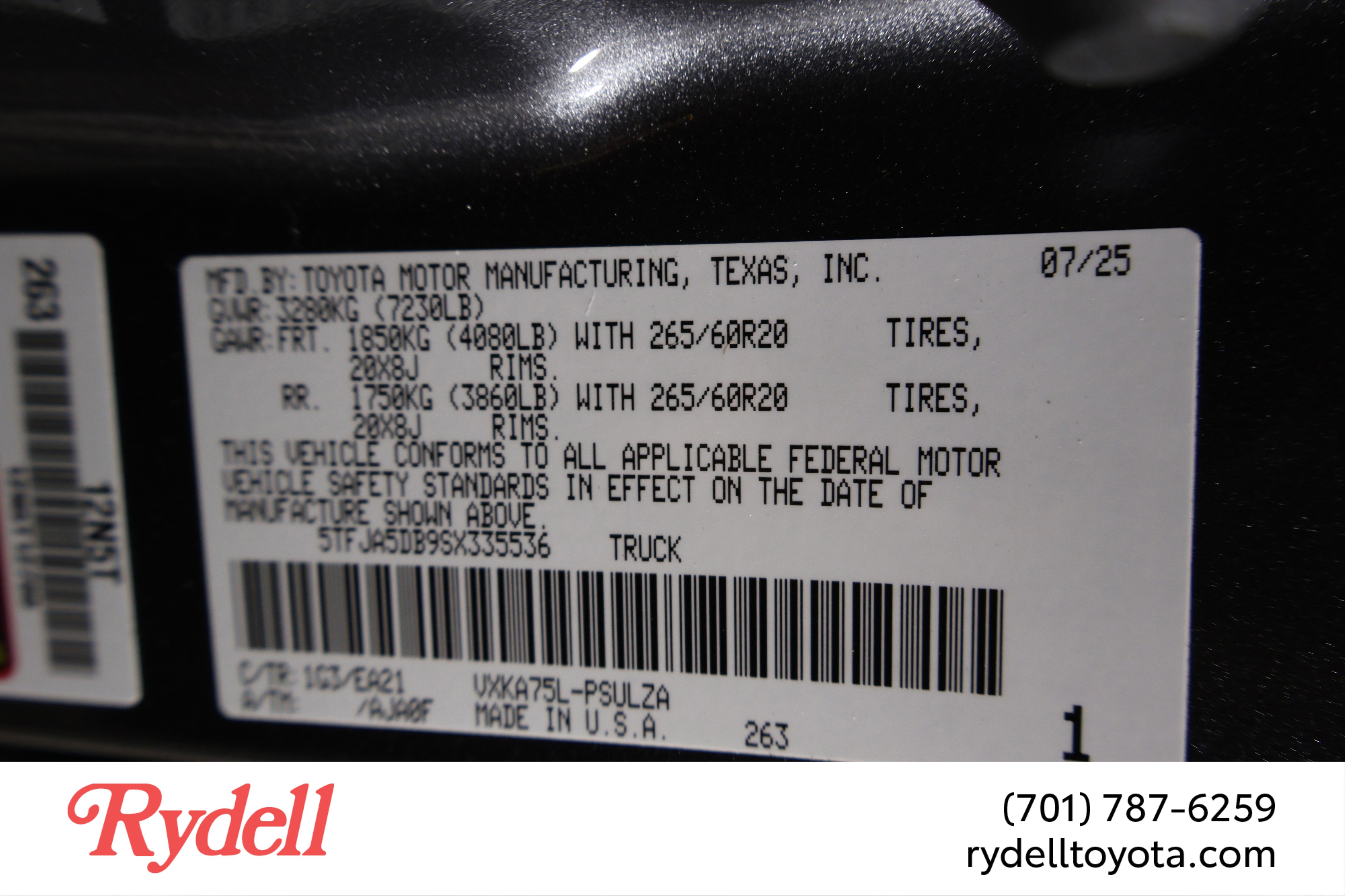 2025 Toyota Tundra Limited