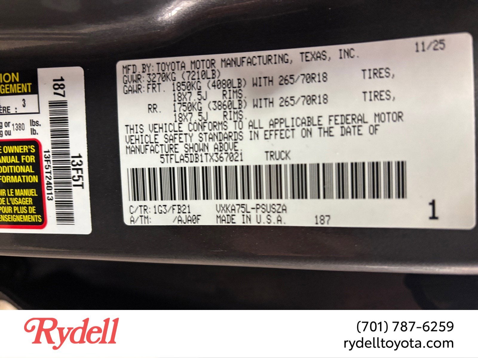 2026 Toyota Tundra SR5