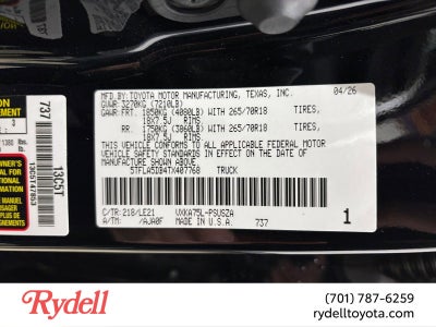 2026 Toyota Tundra SR5