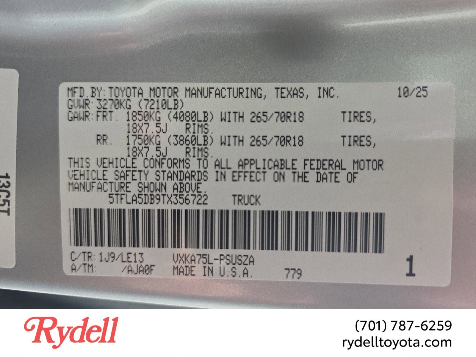 2026 Toyota Tundra SR5