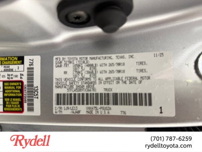 2026 Toyota Tundra SR5