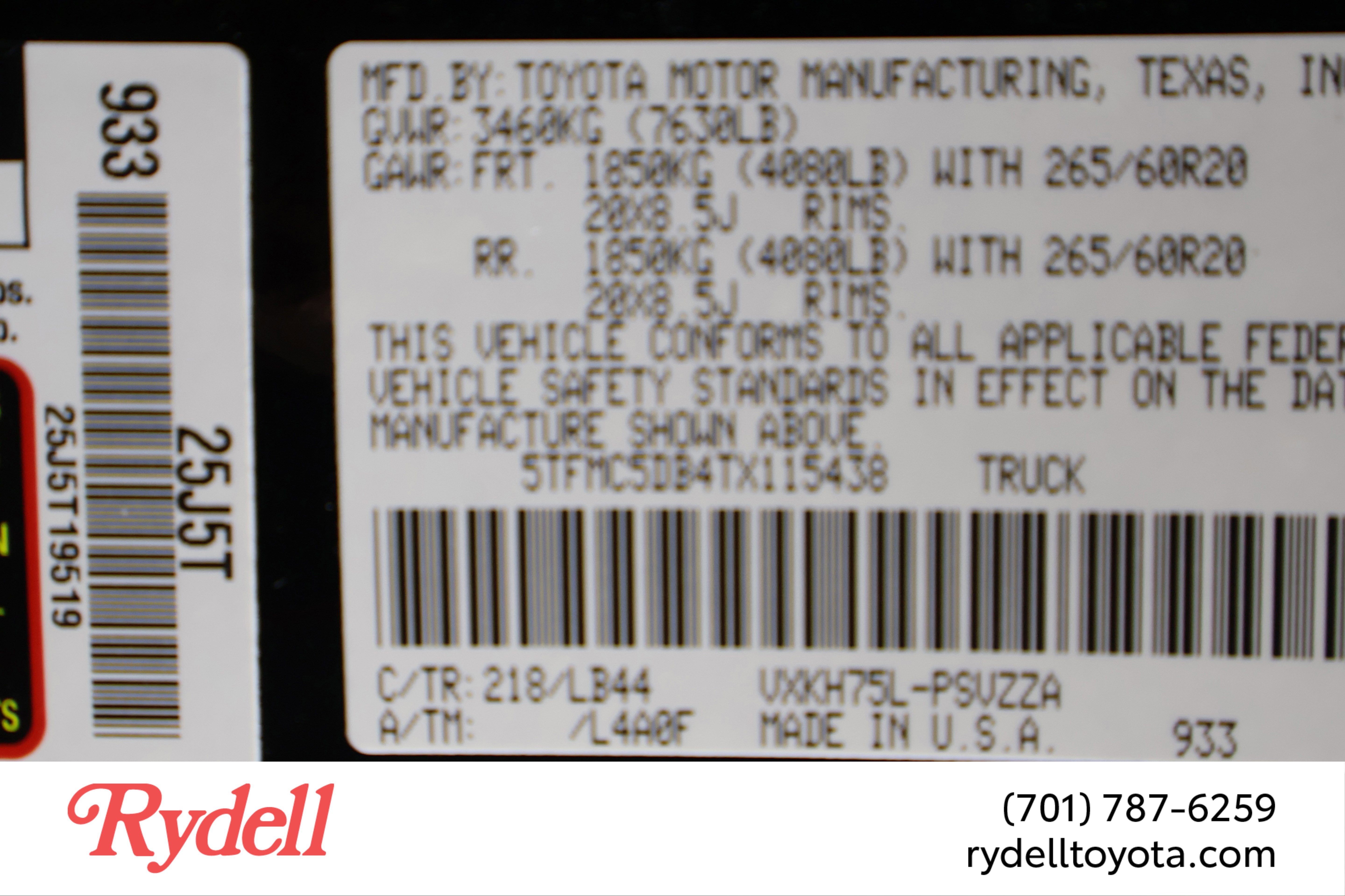 2026 Toyota Tundra i-FORCE MAX Tundra 1794 Edition