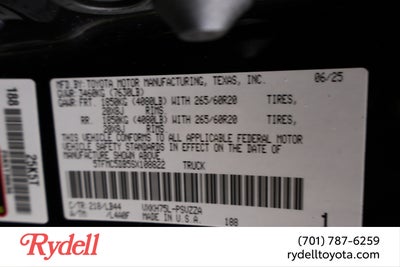 2025 Toyota Tundra i-FORCE MAX Tundra 1794 Edition