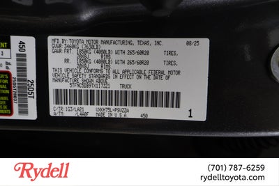 2026 Toyota Tundra i-FORCE MAX Tundra Platinum