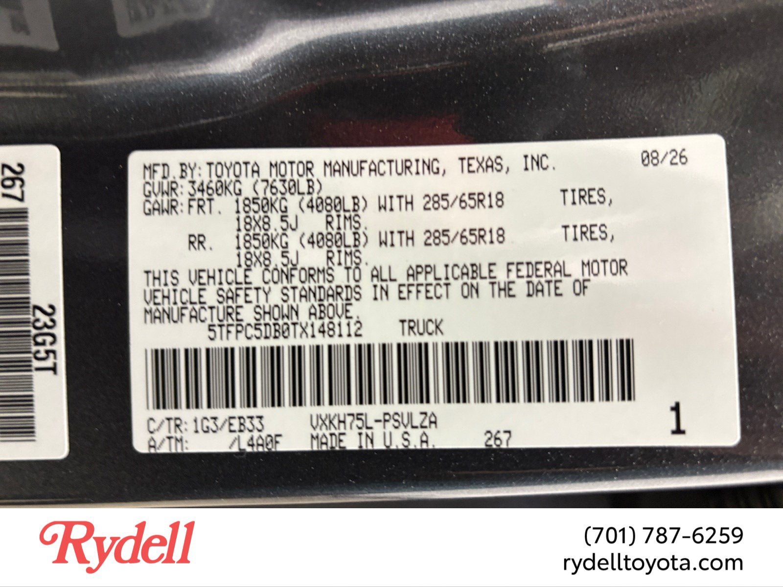 2026 Toyota Tundra i-FORCE MAX Tundra TRD Pro