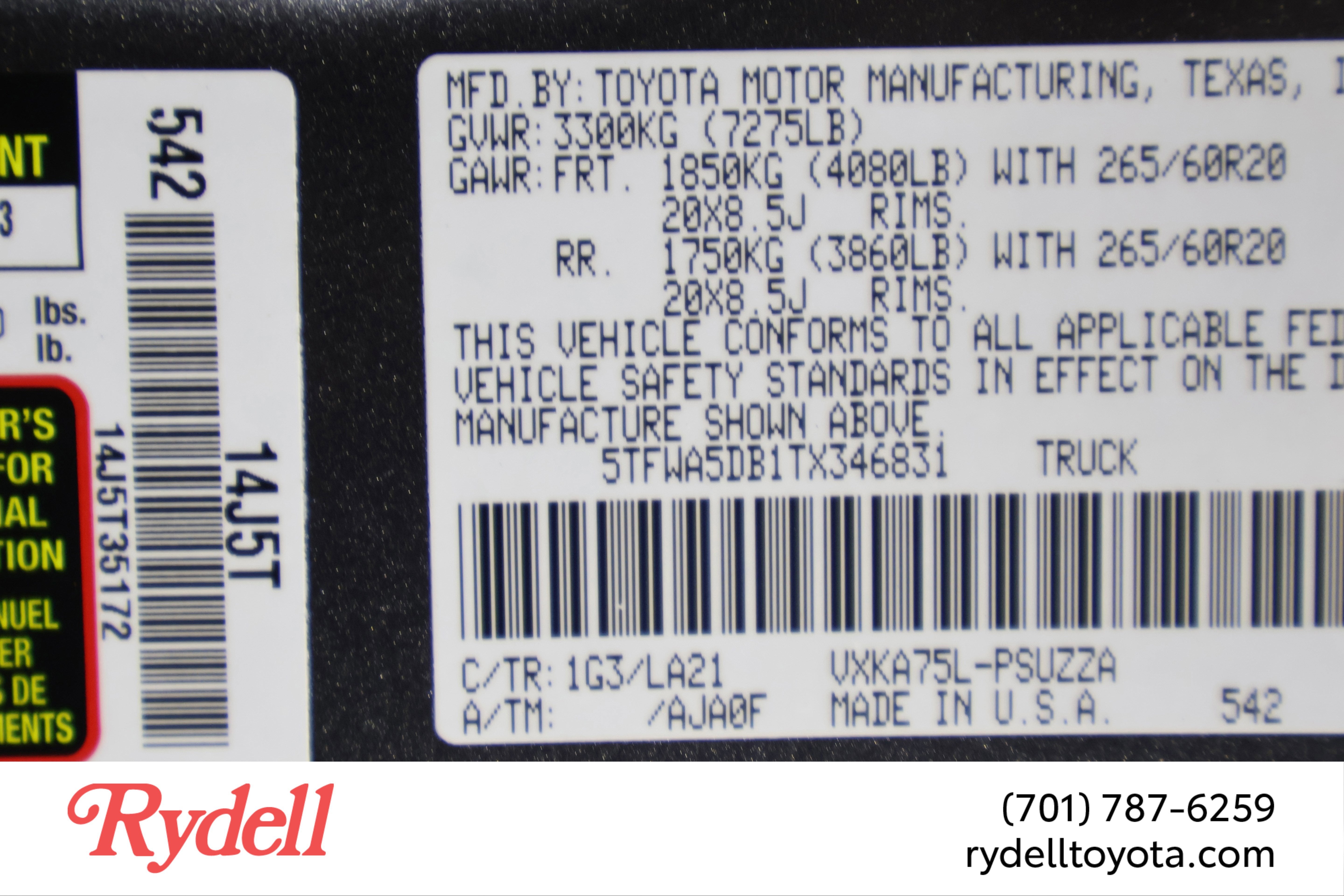 2026 Toyota Tundra Platinum