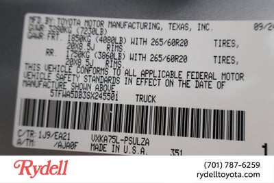 2025 Toyota Tundra Limited