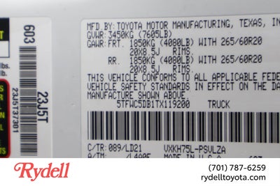 2026 Toyota Tundra i-FORCE MAX Tundra Limited