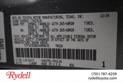 2025 Toyota Tundra i-FORCE MAX Tundra Limited