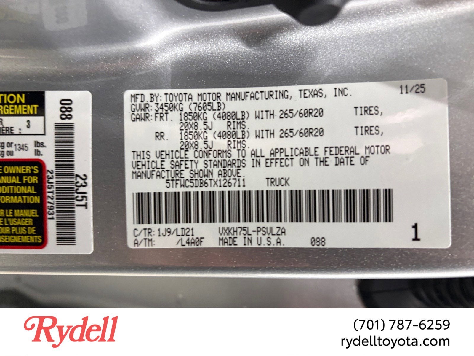 2026 Toyota Tundra i-FORCE MAX Tundra Limited