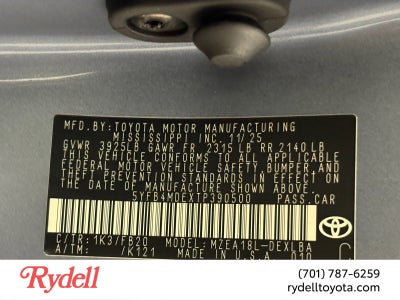 2026 Toyota Corolla LE