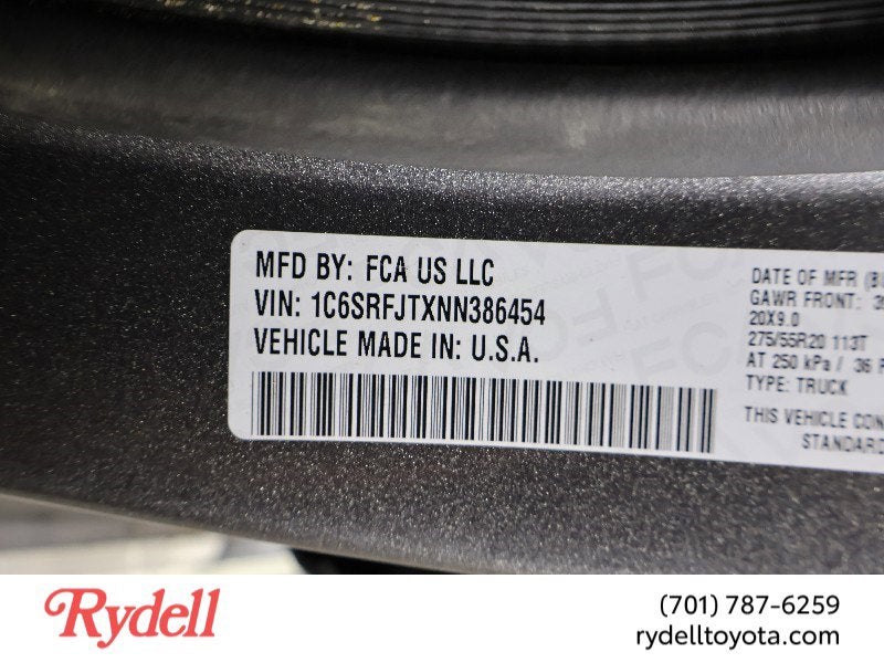 2022 RAM 1500 Laramie