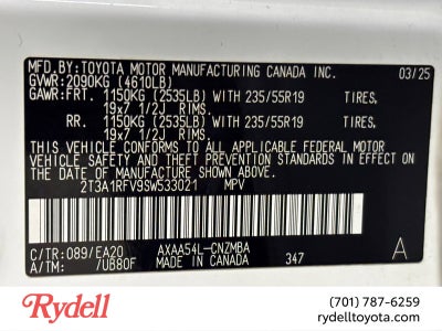 2025 Toyota RAV4 XLE Premium