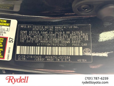 2024 Toyota Camry SE