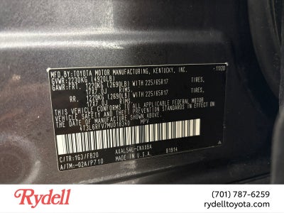 2021 Toyota RAV4 Hybrid LE