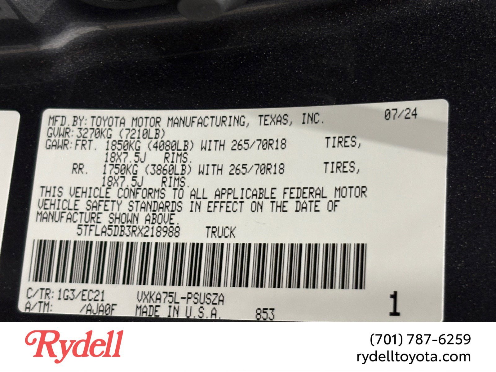 2024 Toyota Tundra 4WD SR5