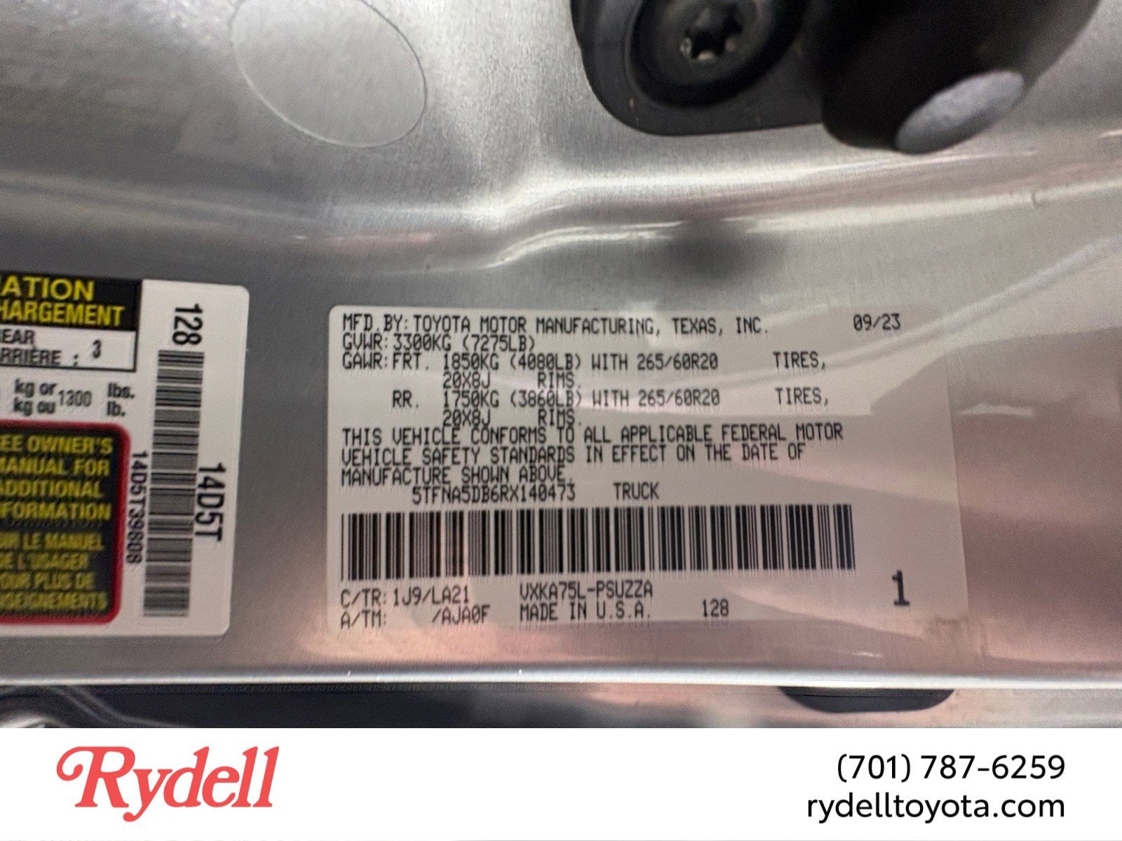 2024 Toyota Tundra 4WD Platinum