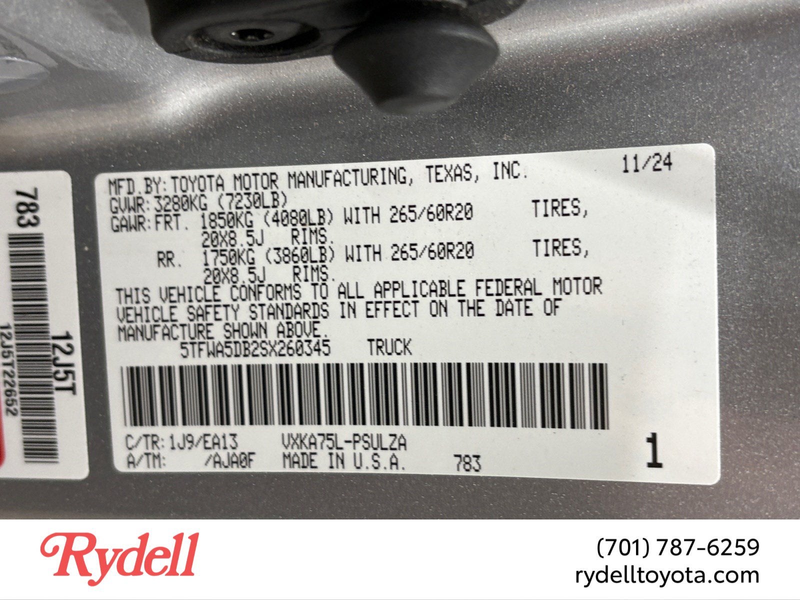 2025 Toyota Tundra 4WD Limited