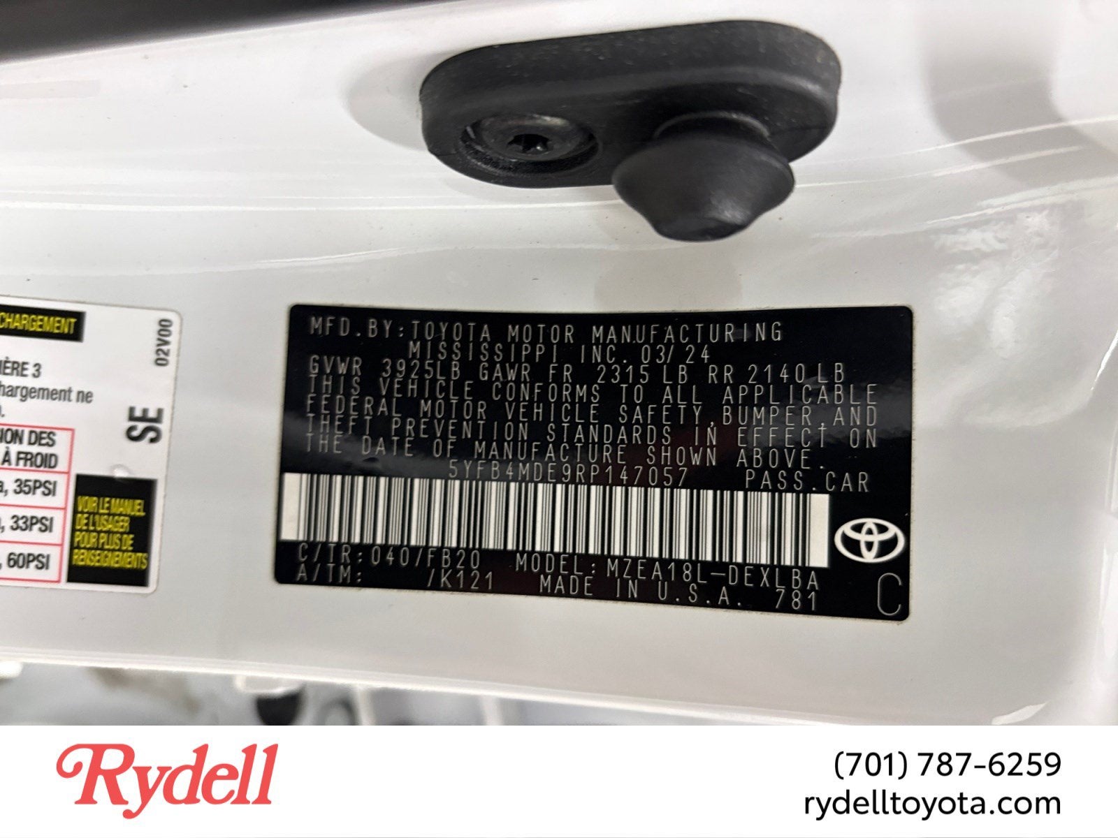 2024 Toyota Corolla LE