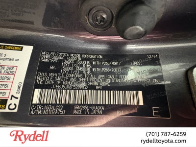 2015 Toyota 4Runner Trail Edition