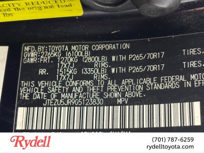 2016 Toyota 4Runner SR5 Premium