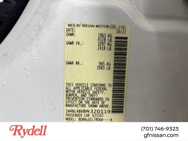 2023 Nissan Altima 2.5 S