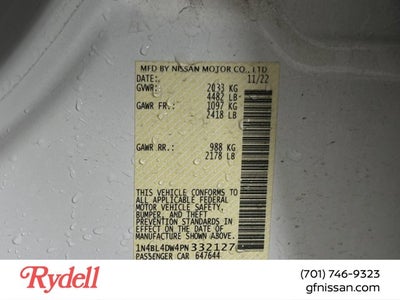 2023 Nissan Altima 2.5 SV