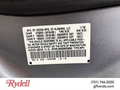 2008 Honda Odyssey EX