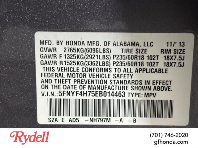 2014 Honda Pilot EX-L