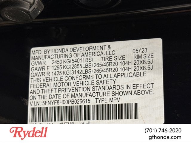 2023 Honda Passport Elite