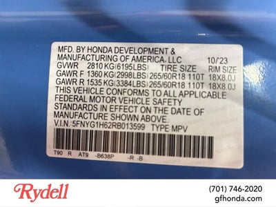 2024 Honda Pilot TrailSport