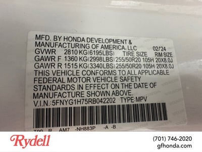 2024 Honda Pilot Touring