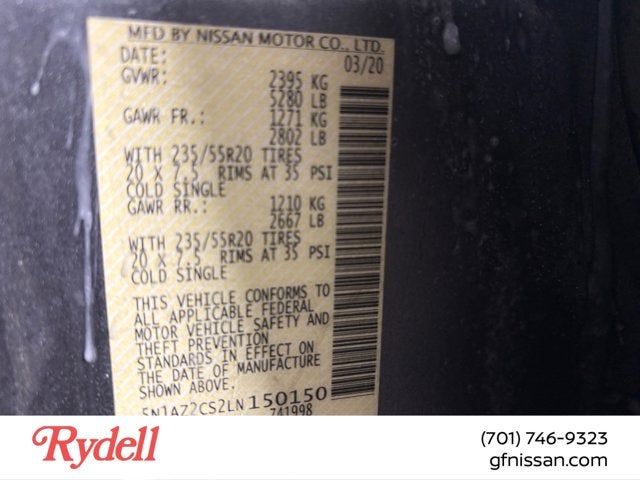 2020 Nissan Murano SL